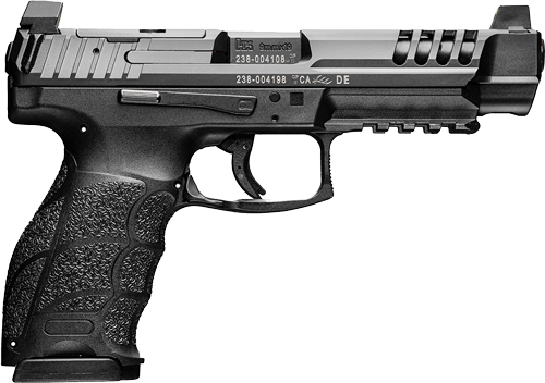 Hk Vp9l Optics Ready 9mm 5" - Bbl 3-dot Fs 2-15rd Blk Il Ap<