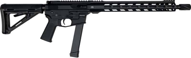 Jacob Grey Rifle Jg9 Ballisto - 9mm 16" M-lok Billet Black!