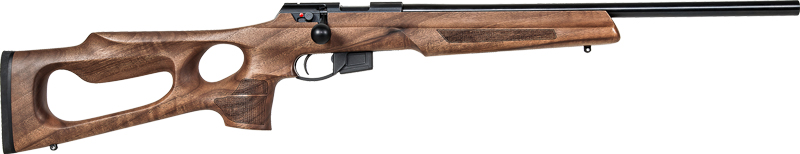 Anschutz 1761 Hb .22lr 20" - Blued-walnut Thumbhole 2-stg-img-0