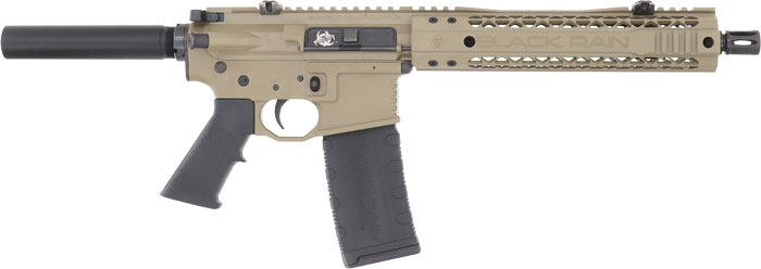 Black Rain Fallout 15 Pistol - 5.56mm 10.5" M-lok 30rd Fde<