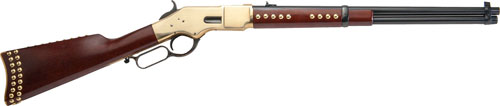 Cimarron 1866 Pawnee Carbine < - .45lc 19" Brass/blued W/nails