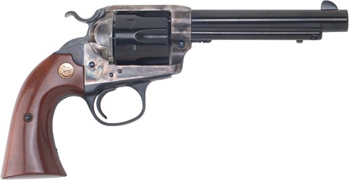 Cimarron Saa Bisley 45lc - Fs 5.5" Cc/blued Walnut