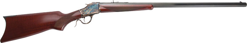 844234104635 Cimarron 1885 Deluxe 38-55 - 30"oct Cc/blued Pistol Grip