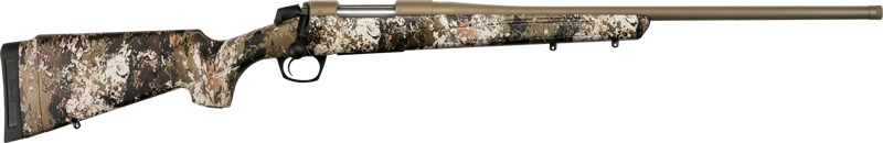 Cva Cascade Bolt Rifle 7mm-08 - 22" Tb Fde Cerakote/veil Camo<