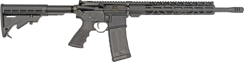 Rra Lar15 Exclusive Rifle 5.56 - 6 Pos Stk 16" Fluted Bbl Blk<