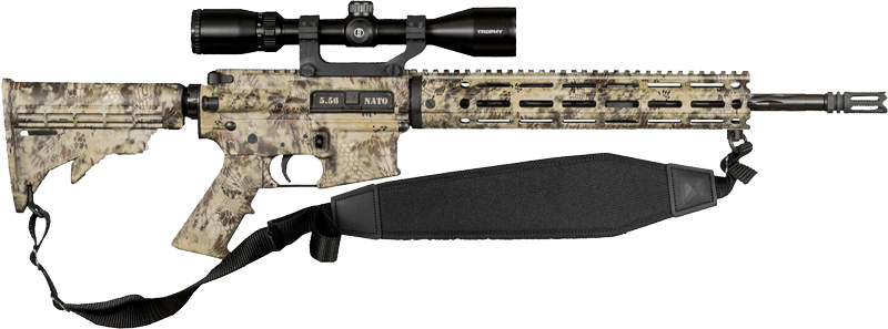 Yhm Hunt Ready Carbine 6.8spc - 16" 5rd Kryptek Highlander !