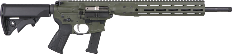 850058027265 Lwrc Ic Nine Carbine 9mm 16" - 27rd Mag Od Green/black Stock