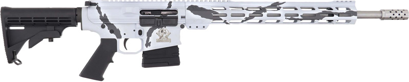 638457792225 Glfa Ar10 Rifle 6.5cm 20" S/s - Bbl 10-shot Pursuit Snow Camo