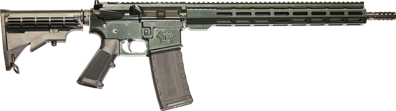 638457792645 Glfa Ar15 Galaxy 223 Wylde 16" - Nitride Bbl Hunter Grn Finish