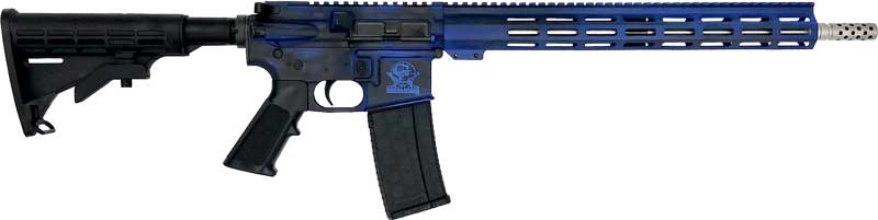 638457789584 Glfa Ar15 Battleworn 223 Wylde - 16" S/s Bbl Royal Blue