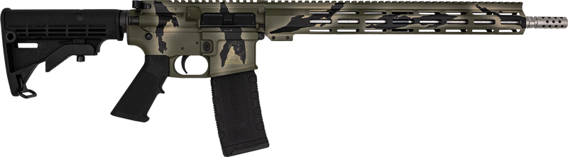 638457792010 Glfa Ar15 Rifle 223 Wylde - 16" S/s Bbl Pursuit Green Camo