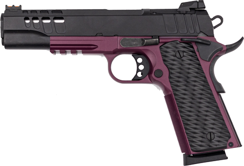 638457790320 Glfa 1911 Pistol 45acp 5" Fs - Black Slide Black Cherry Frame