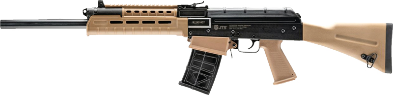 810058882035 Jts M12ak-t1a 12ga 3" 18.7" - (2)5rd Mags M-lok Rail Fde