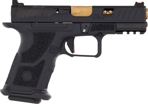 Zev Technologies Zev Oz9 Elite Compact Pistol - 9mm 1-10rd Pmag Black/bronze
