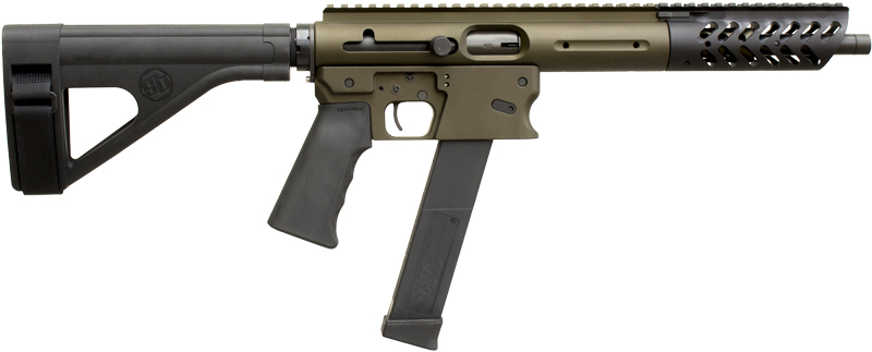 Tnw Aero Survival Pistol 10mm - 10.25" Tb 30rd W/brace Od Grn