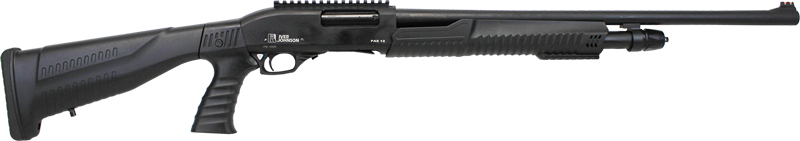 Iver Johnson Pump Deer 12ga. - 3" 24" Ct-6 Black Pg Synthetic