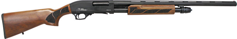 759049463023 Iver Johnson Pump 12ga 3" - 30"vr Black Walnut
