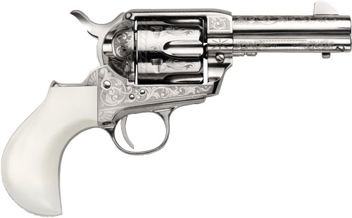 Cimarron Doc Holliday .45lc - 3.5" Nickel Engraved B-head<