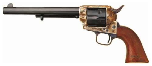 844234128327 Cimarron 7th Cavalry 45lc - Fs 7.5" Cc/blued Walnut