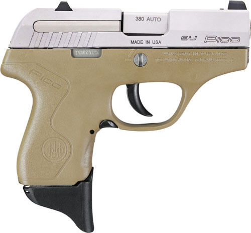 Beretta Pico .380acp Front - Night Sight Inox/fde Poly