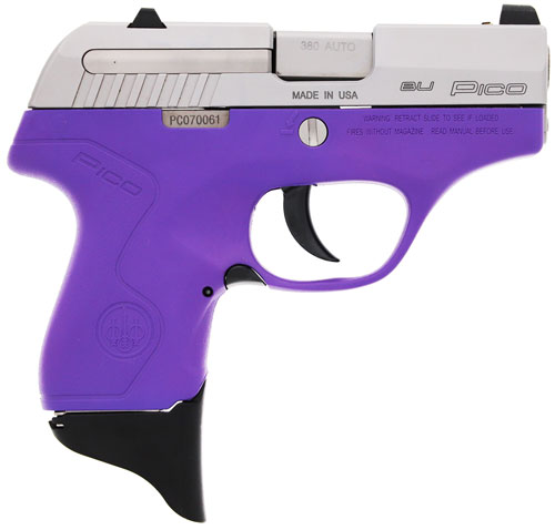 Beretta Pico .380acp Front - Night Sight Inox/lavender Poly