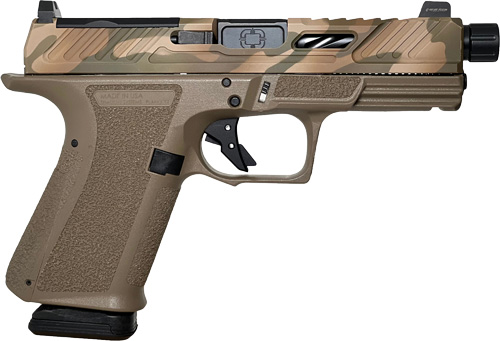 Shadow Systems Mr920 Elite Fde - 9mm Optc Cut/thrded Camo Slide