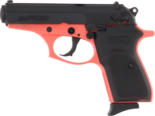 Bersa Thunder .380acp Fs 8 Sht - Coral Cerakote And Black