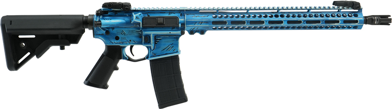 New Frontier Gtac Manga Warior - 16" 5.56 Cerakote Blue