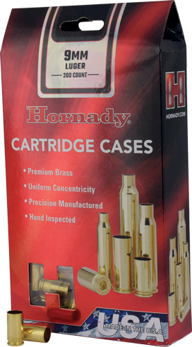 Hornady Unprimed Cases 9mm - Luger 200 Pack 5pk-cs - Other Reloading ...