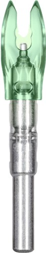 Nockturnal GT-Nock Verde Illuminato – Pack 3 Pezzi Per Tiro Con L’Arco, Nock A LED Visibile